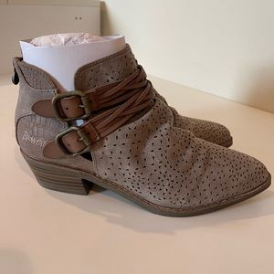 Vegan Leather Blowfish Bootie